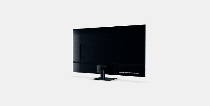 TV 55 QE55Q70CAUXCE QLED 4K 3D model 4