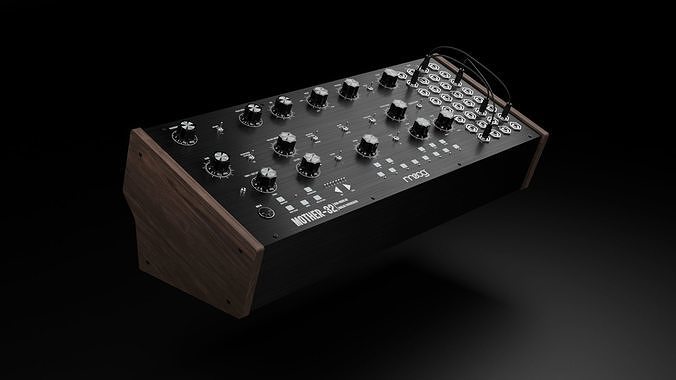Moog Mother 32 Semi Modular Synthesizer  3D model