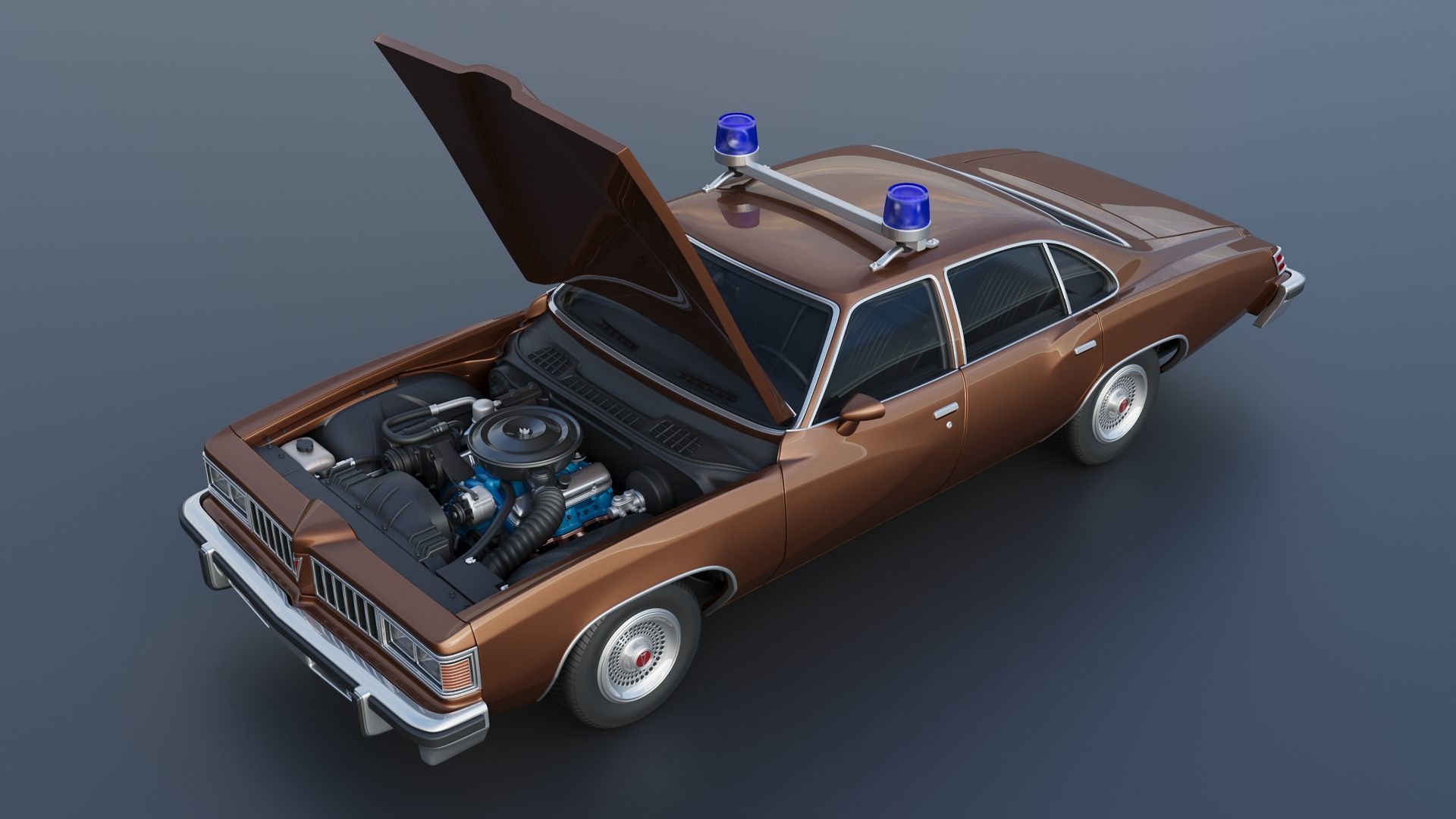 Pontiac LeMans 4 Door 3D print model_13