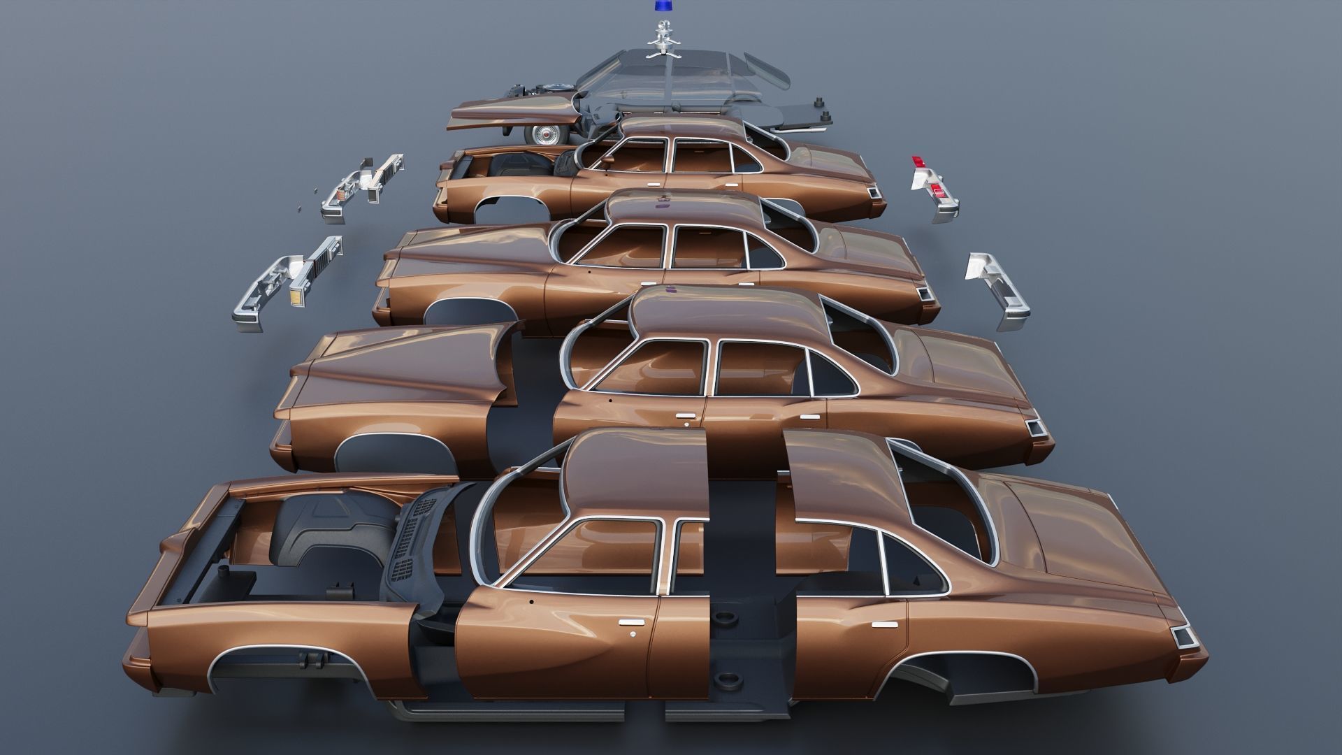 Pontiac LeMans 4 Door 3D print model_18