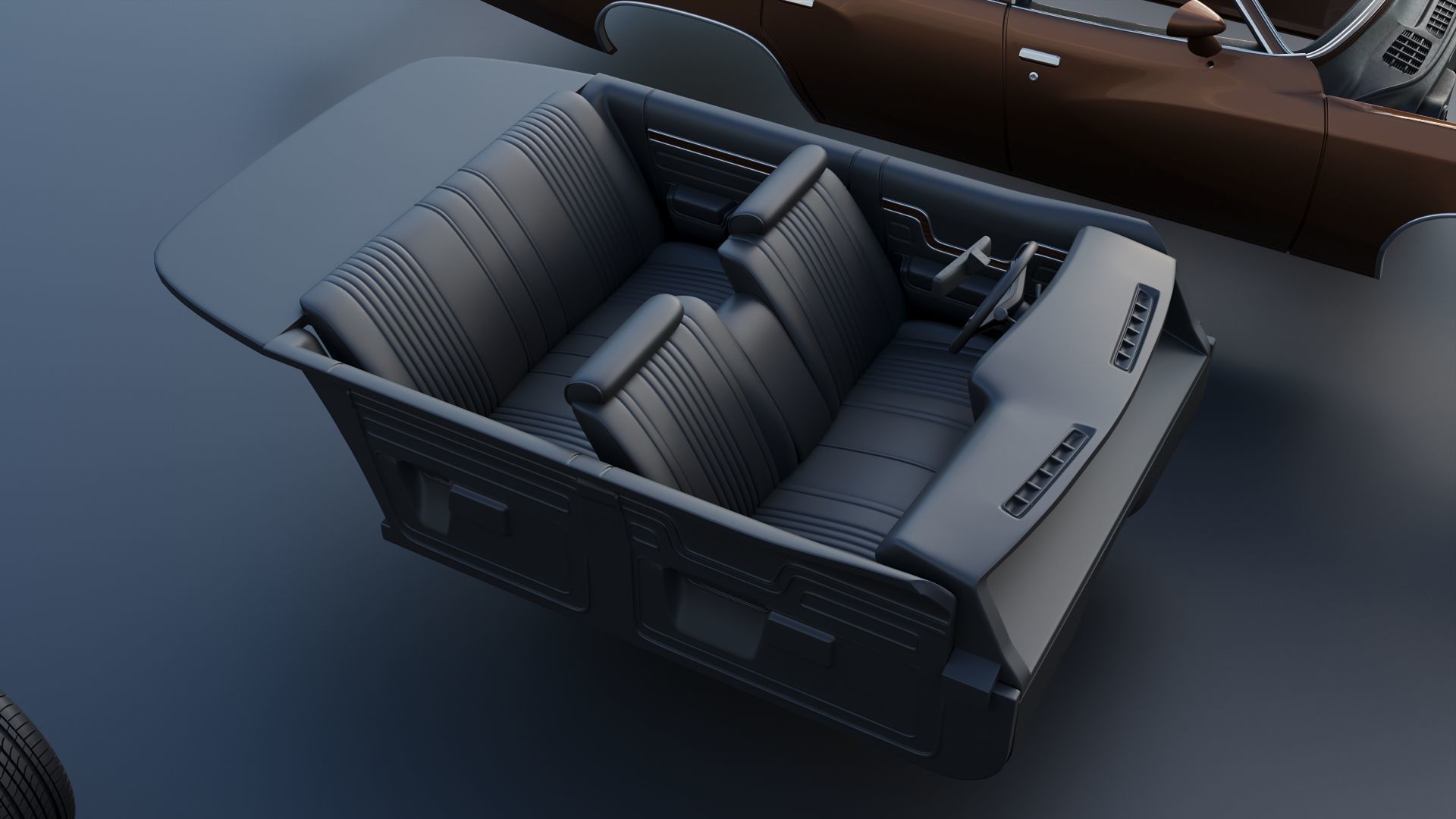 Pontiac LeMans 4 Door 3D print model_25