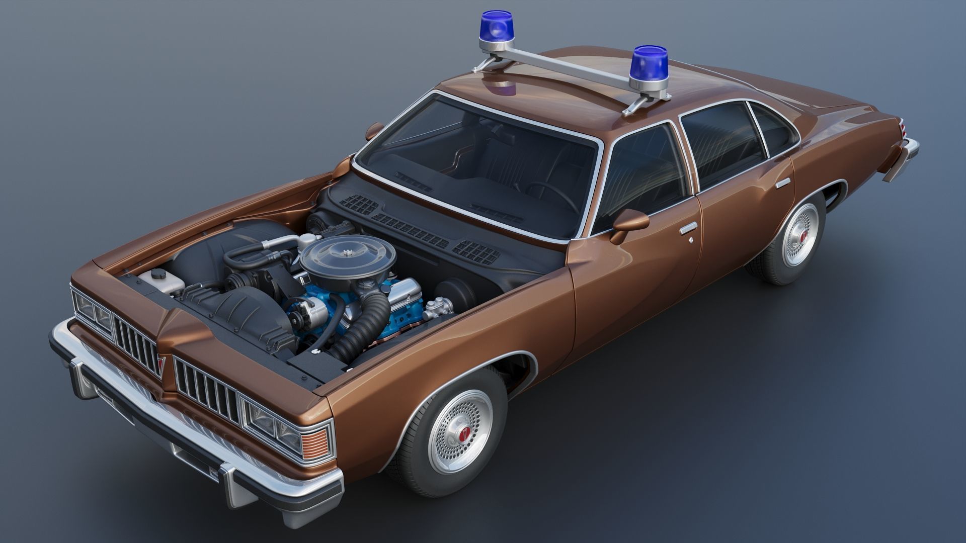 Pontiac LeMans 4 Door 3D print model_14