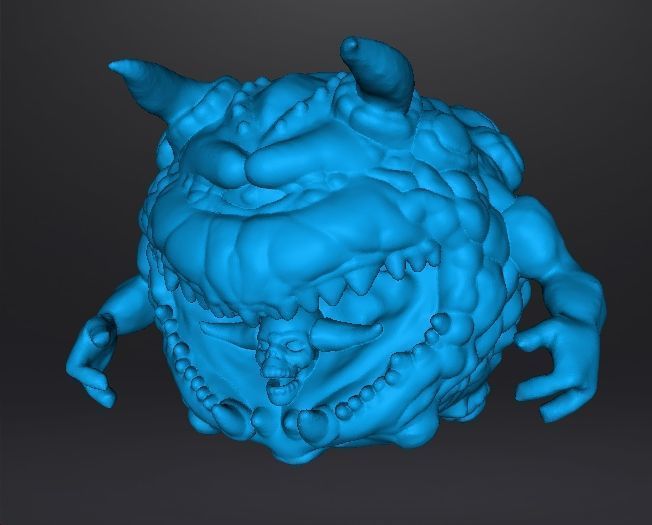 PAIN ELEMENTAL ATTACK CLASSIC MODEL FIGURE FANTASY SCIFI RPG DND 3D print model_11