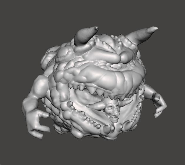 PAIN ELEMENTAL ATTACK CLASSIC MODEL FIGURE FANTASY SCIFI RPG DND 3D print model_1