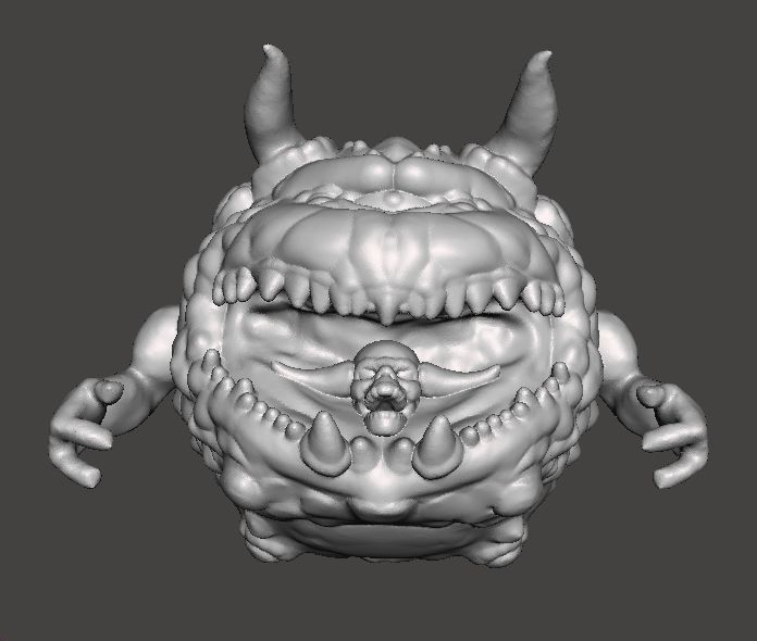 PAIN ELEMENTAL ATTACK CLASSIC MODEL FIGURE FANTASY SCIFI RPG DND 3D print model_8