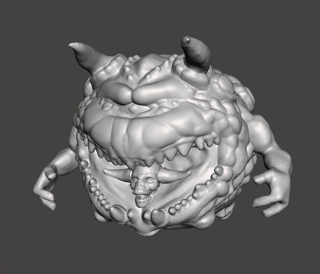 PAIN ELEMENTAL ATTACK CLASSIC MODEL FIGURE FANTASY SCIFI RPG DND 3D print model_2