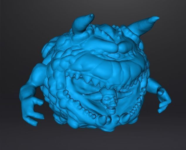 PAIN ELEMENTAL ATTACK CLASSIC MODEL FIGURE FANTASY SCIFI RPG DND 3D print model_10