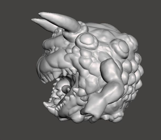 PAIN ELEMENTAL ATTACK CLASSIC MODEL FIGURE FANTASY SCIFI RPG DND 3D print model_4