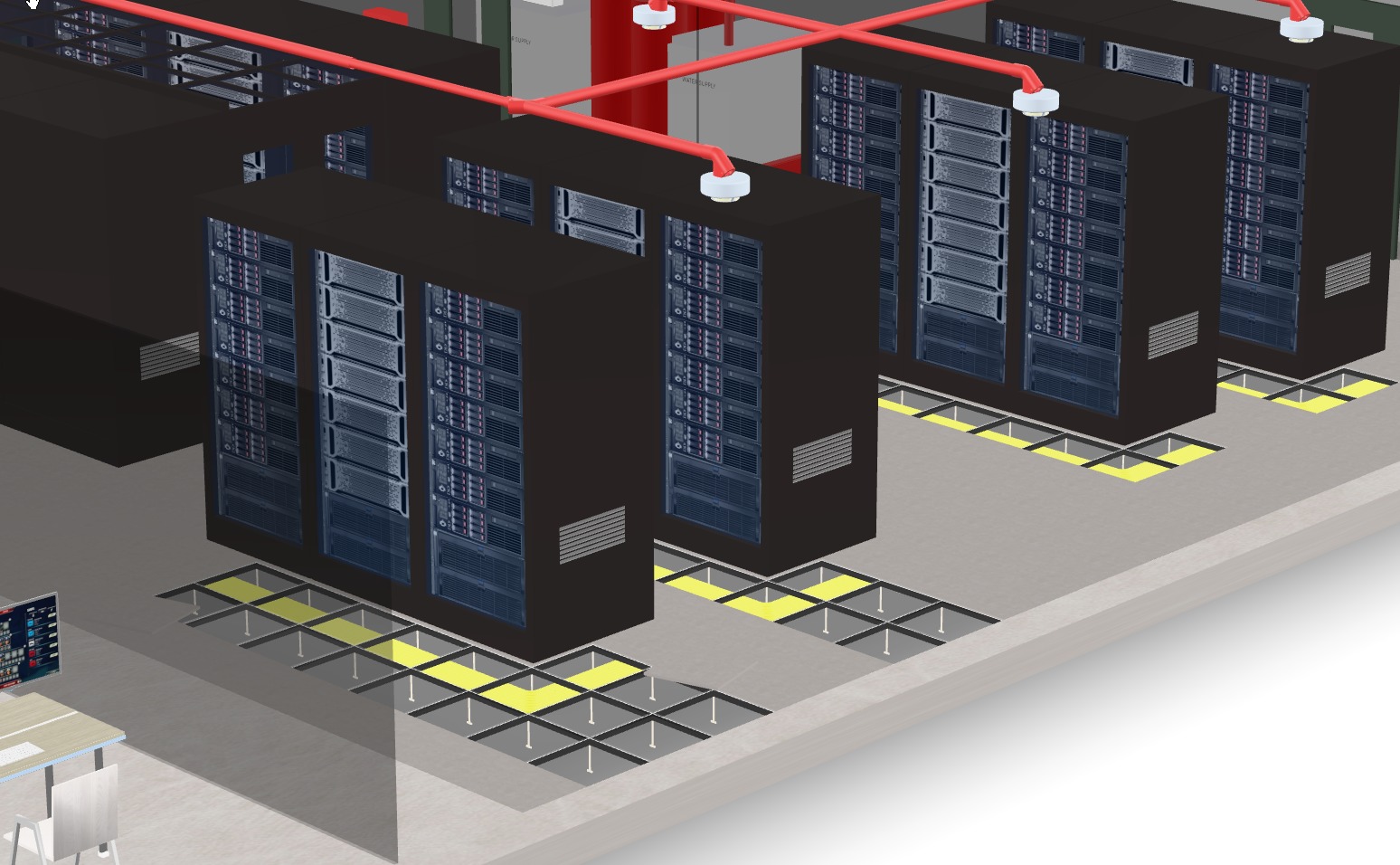 Server room 3D model_5