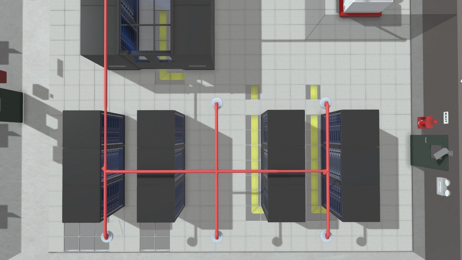 Server room 3D model_23