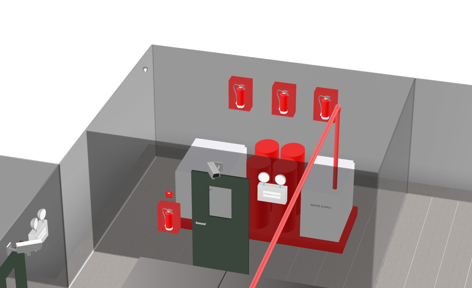 Server room 3D model_21