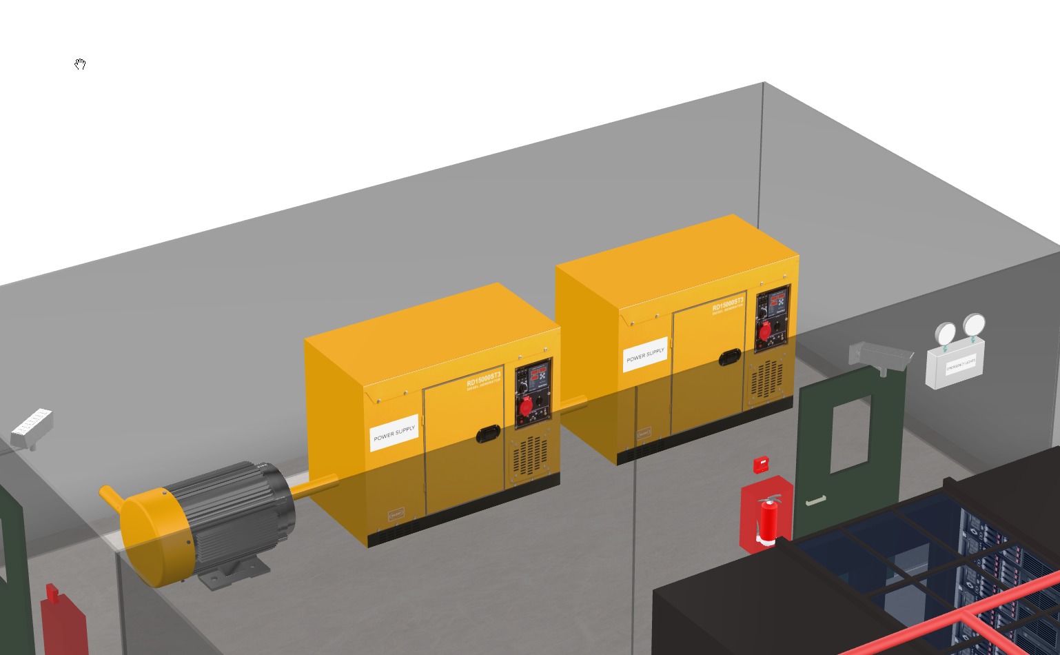 Server room 3D model_22