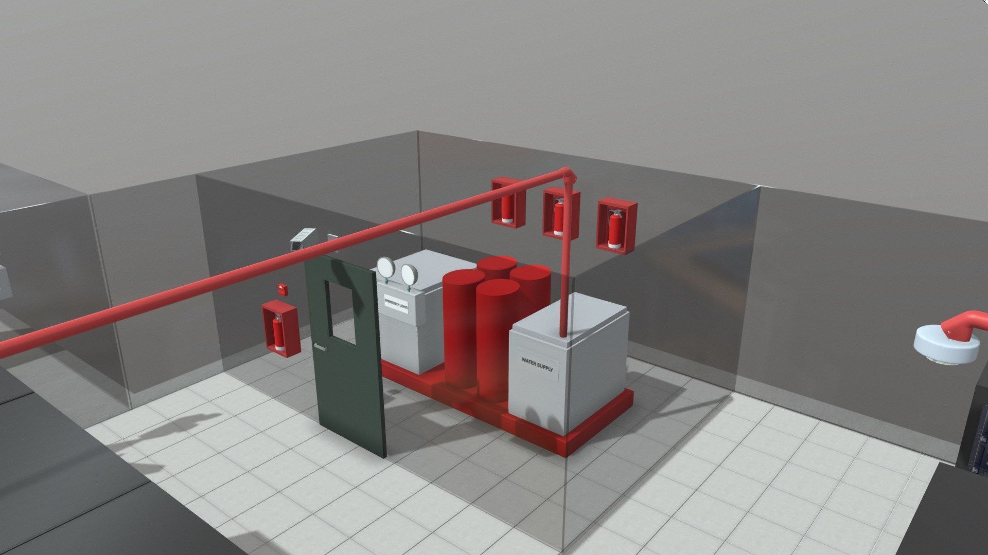 Server room 3D model_10