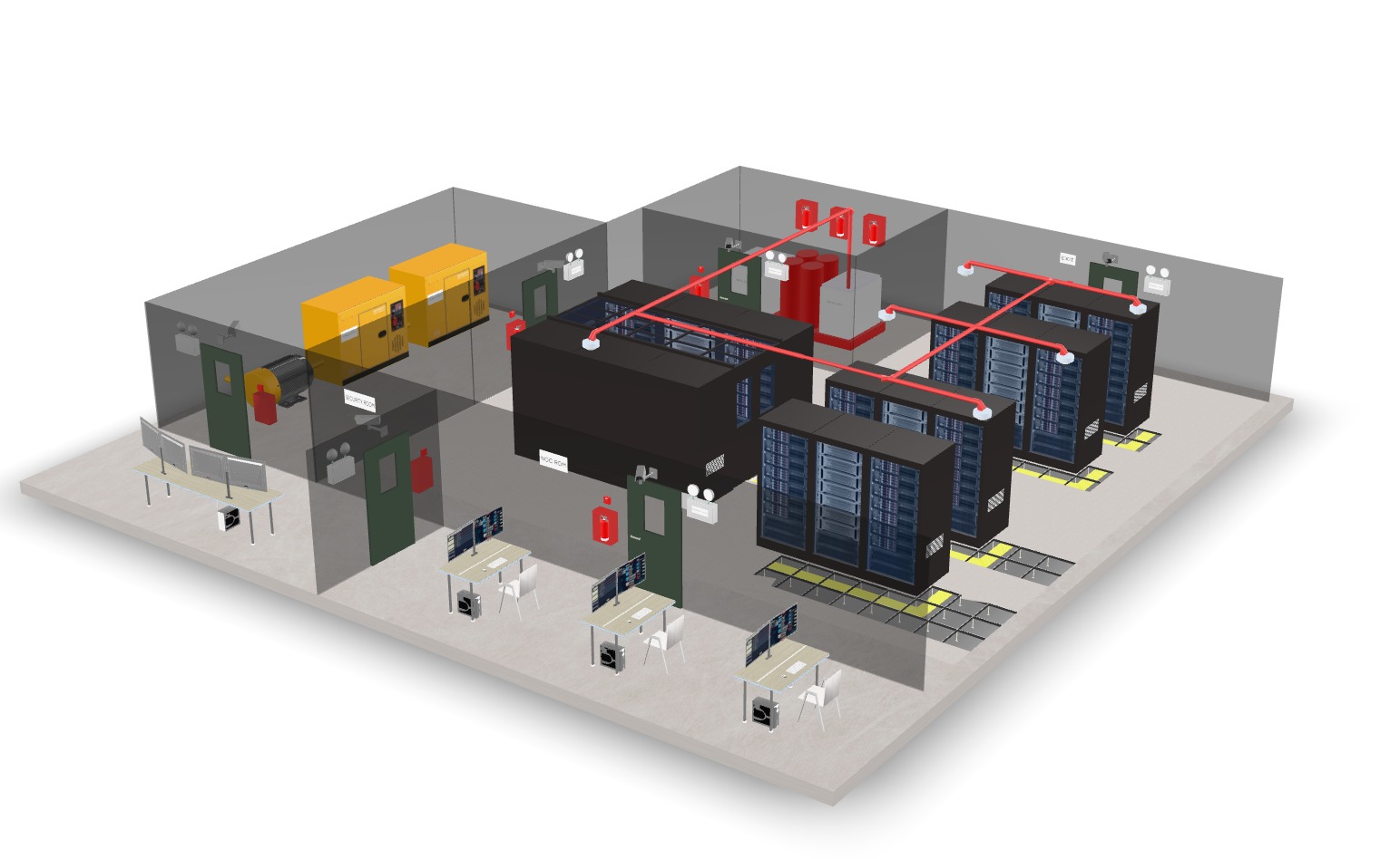 Server room 3D model_13