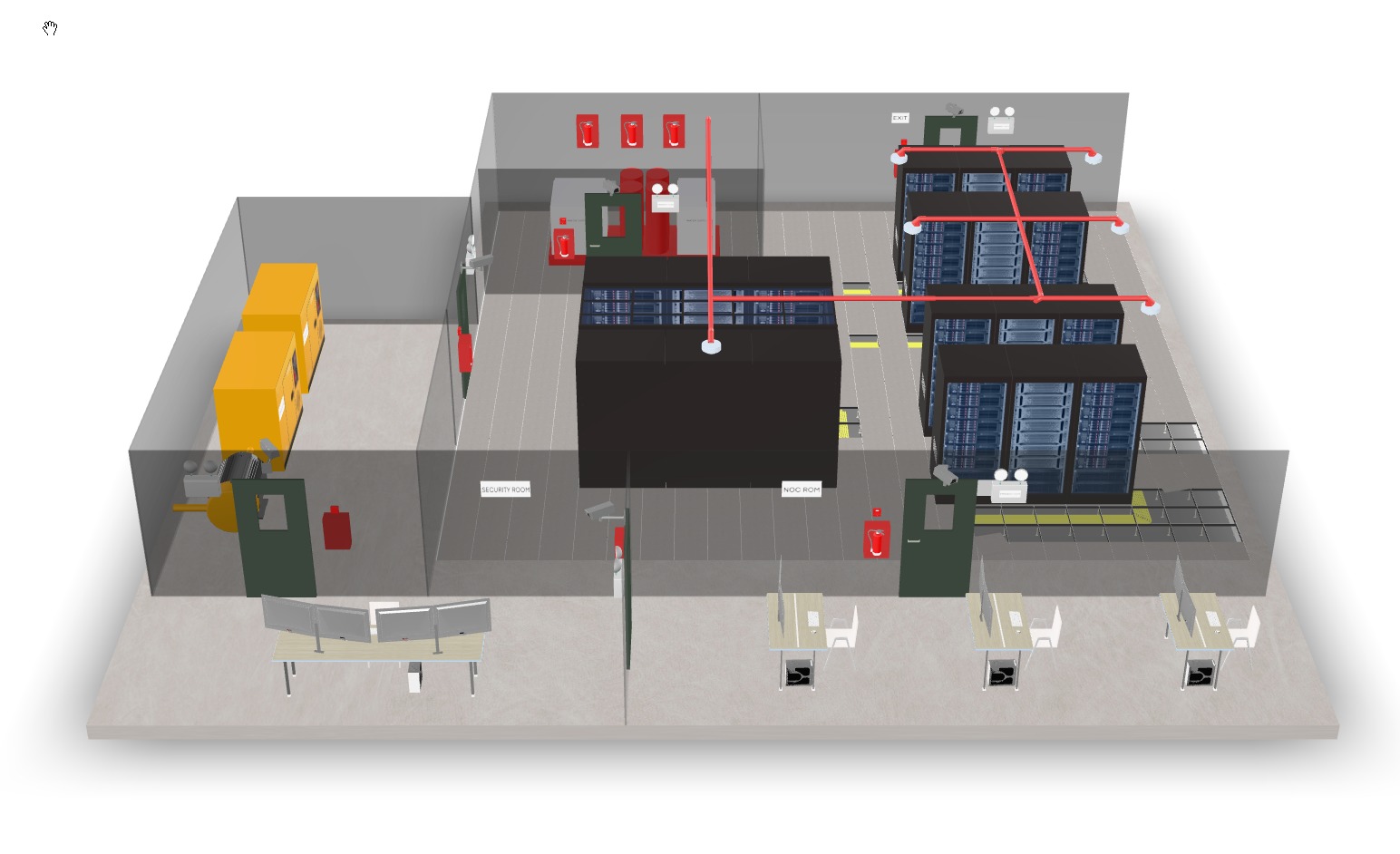 Server room 3D model_20