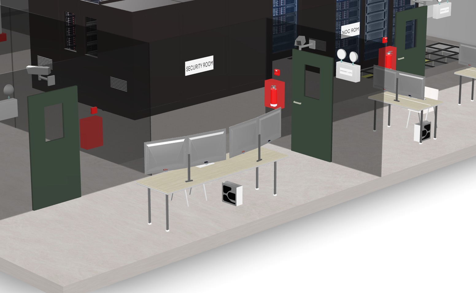 Server room 3D model_12