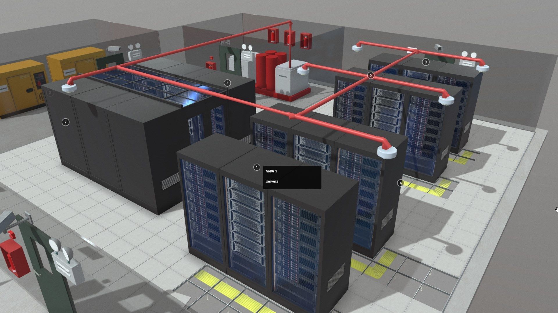Server room 3D model_18