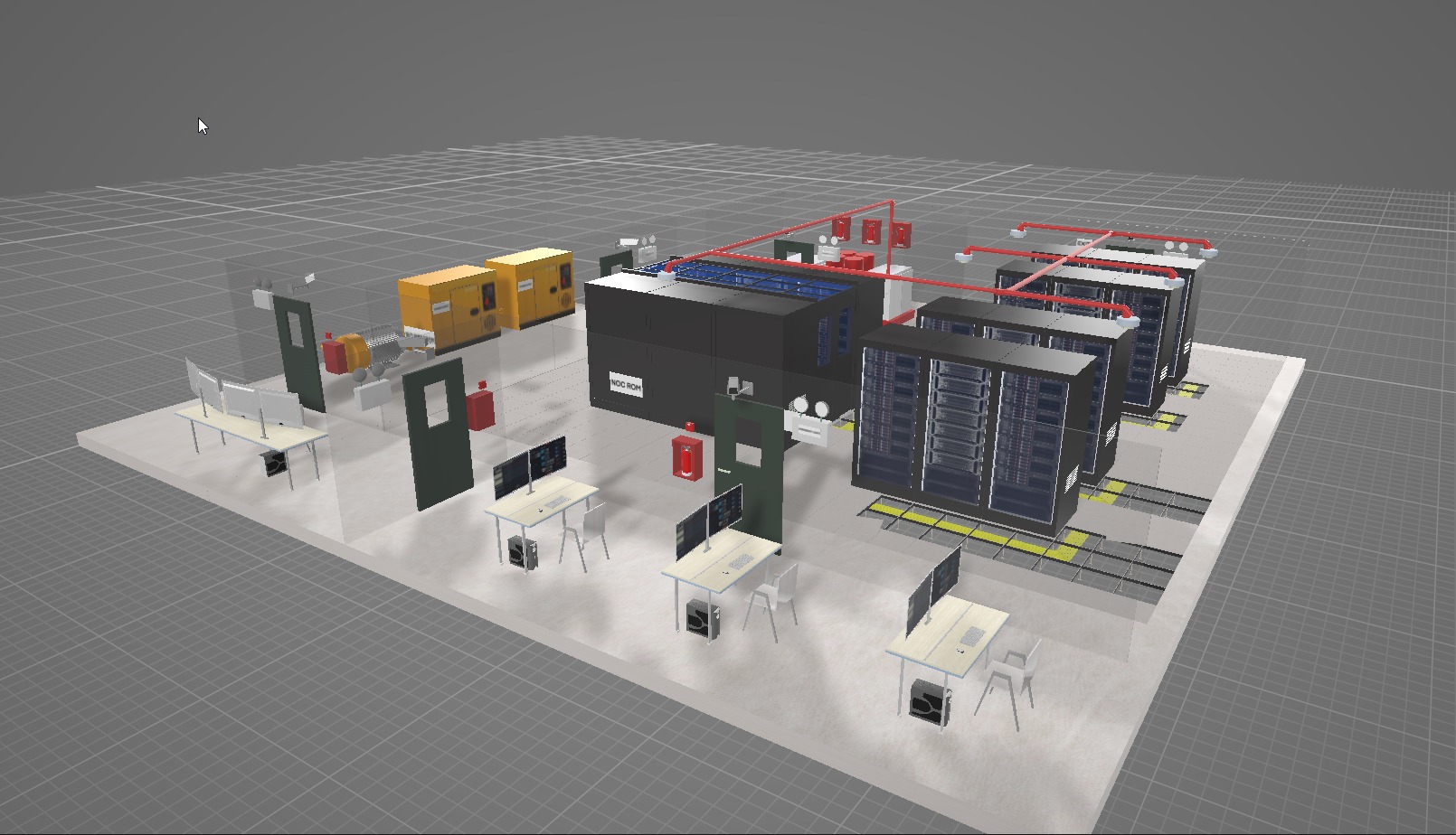 Server room 3D model_17