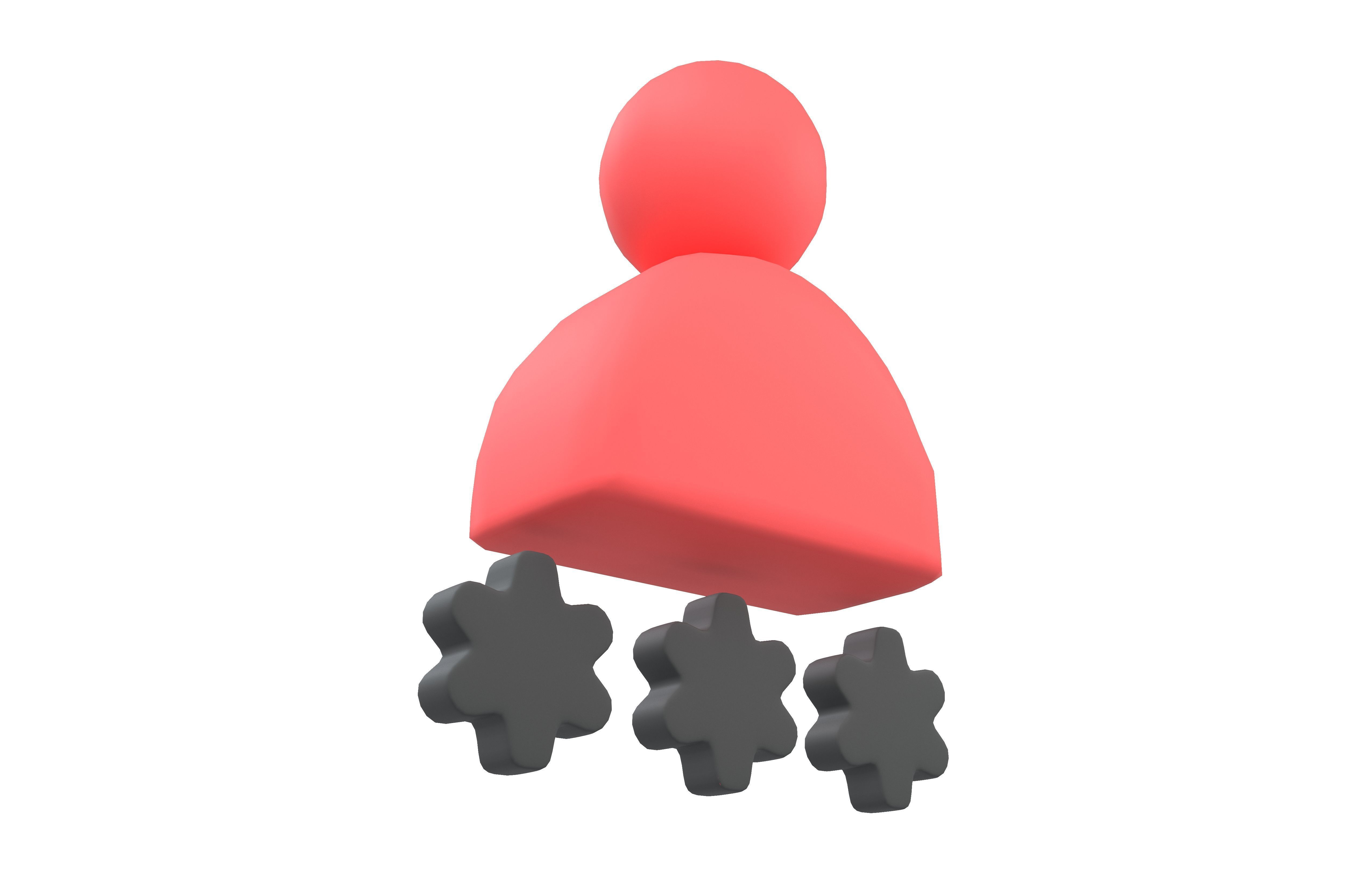 User Password Icon v1 002 Low-poly 3D model_1