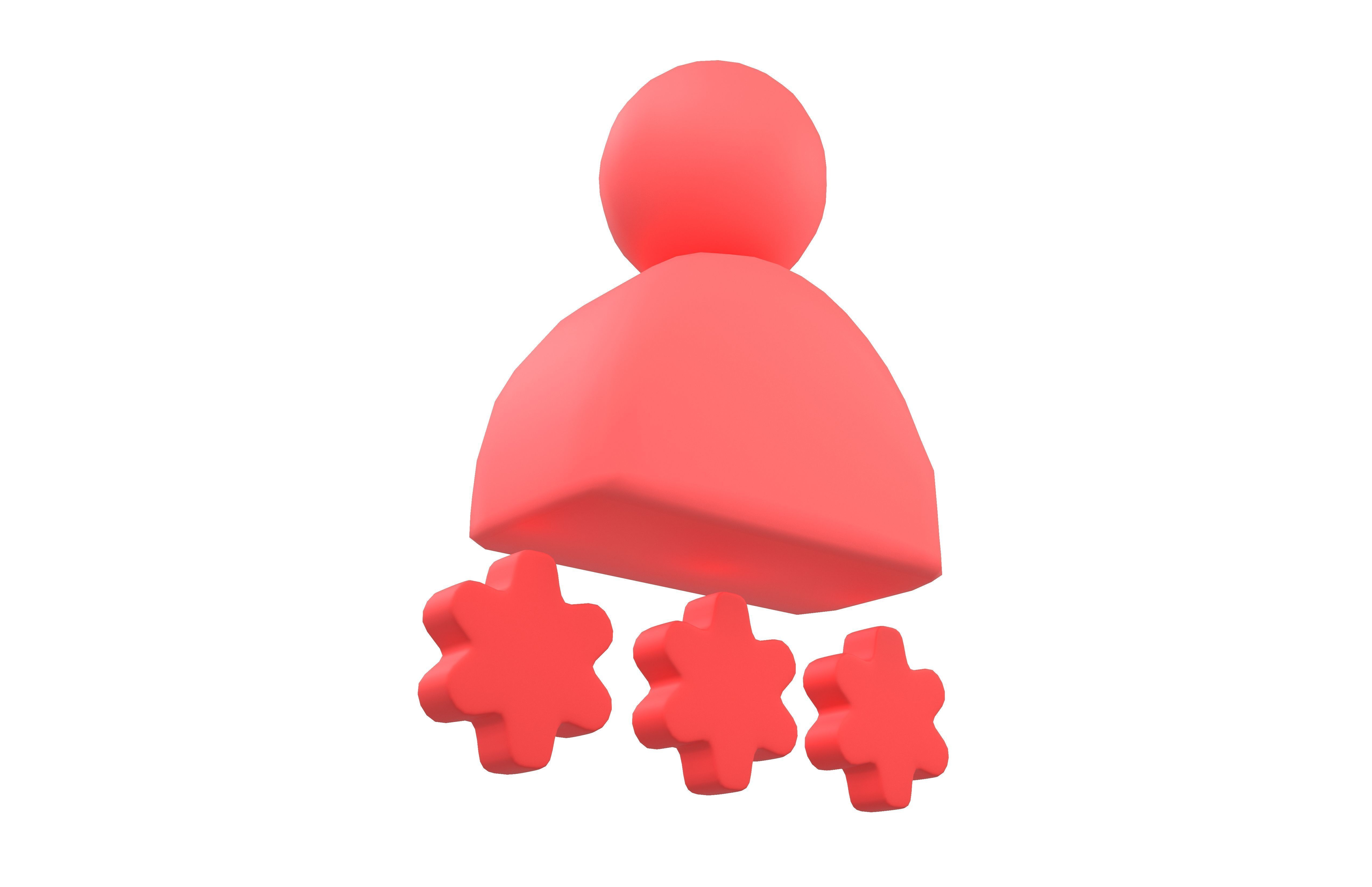 User Password Icon v1 006 Low-poly 3D model_2