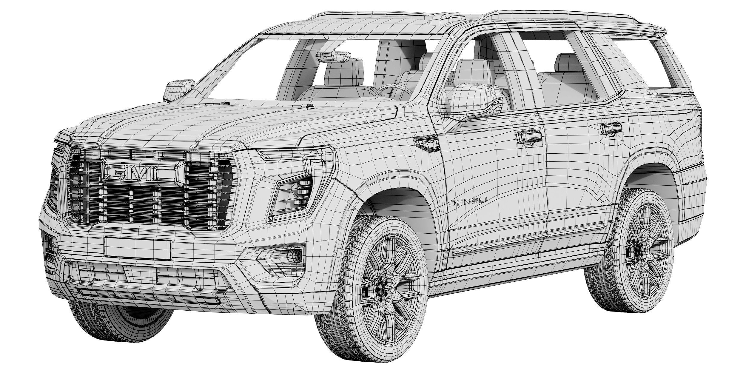 GMC Yukon Denali 2025 3D model_13