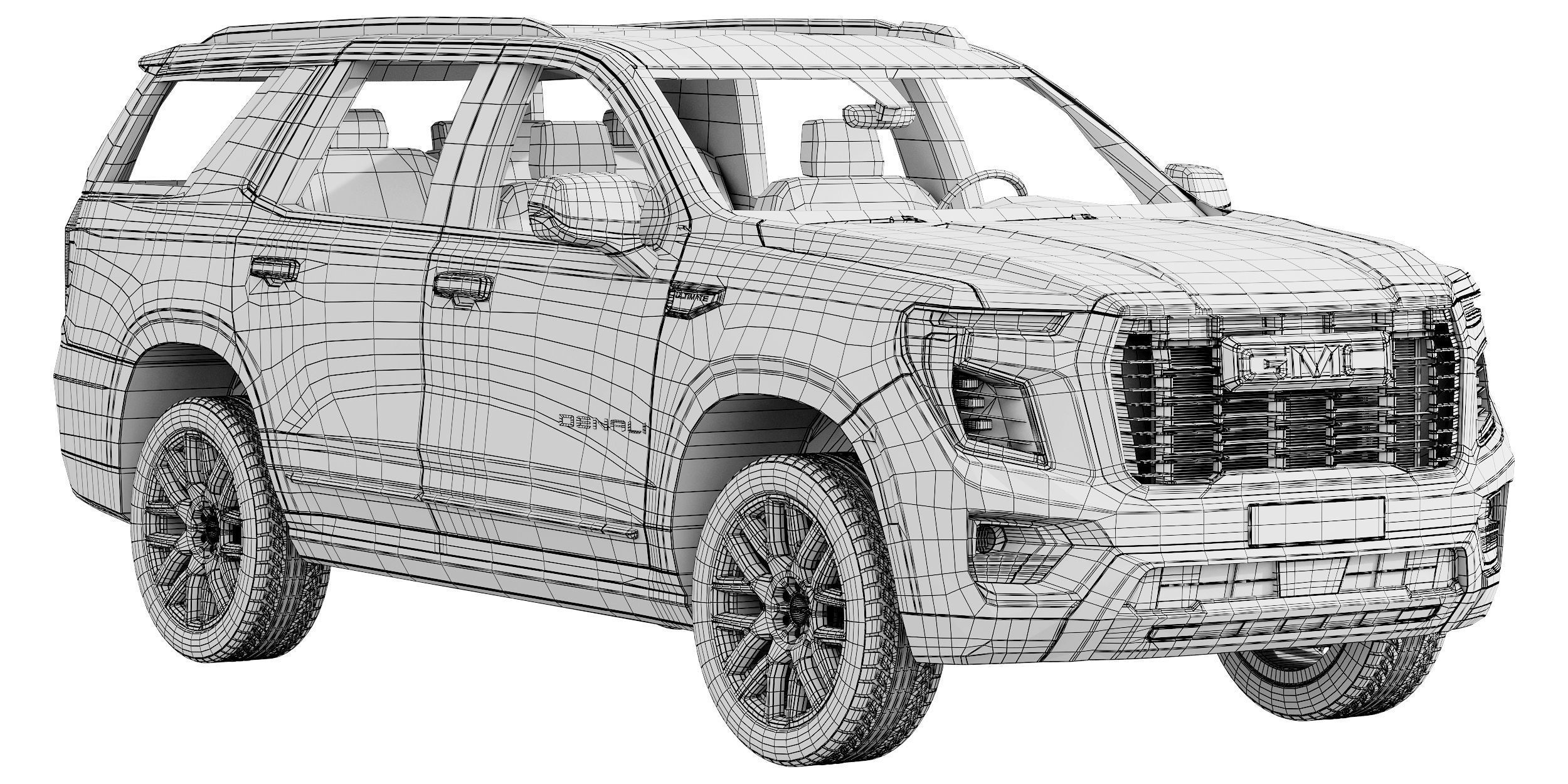 GMC Yukon Denali 2025 3D model_14