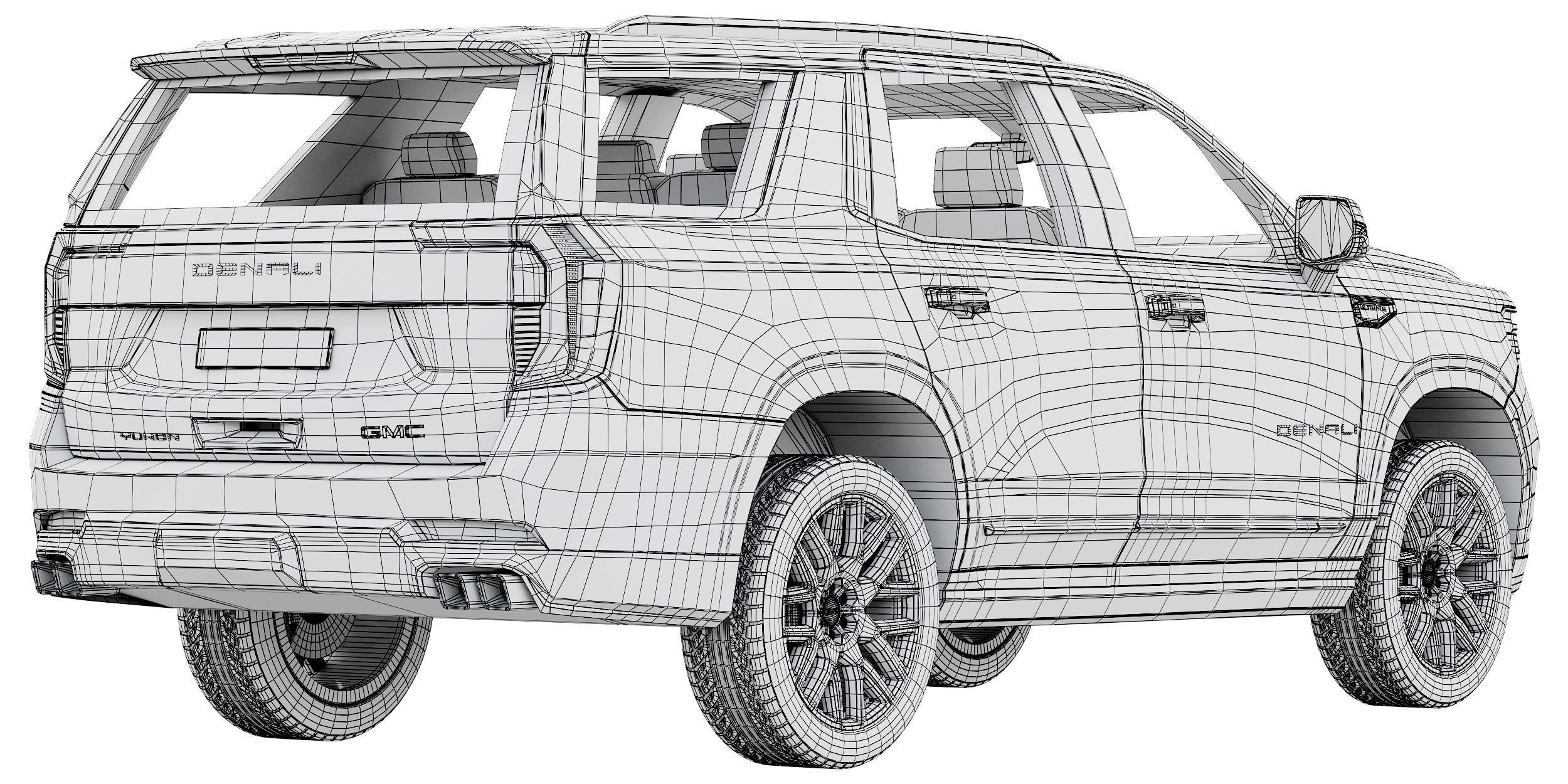 GMC Yukon Denali 2025 3D model_16