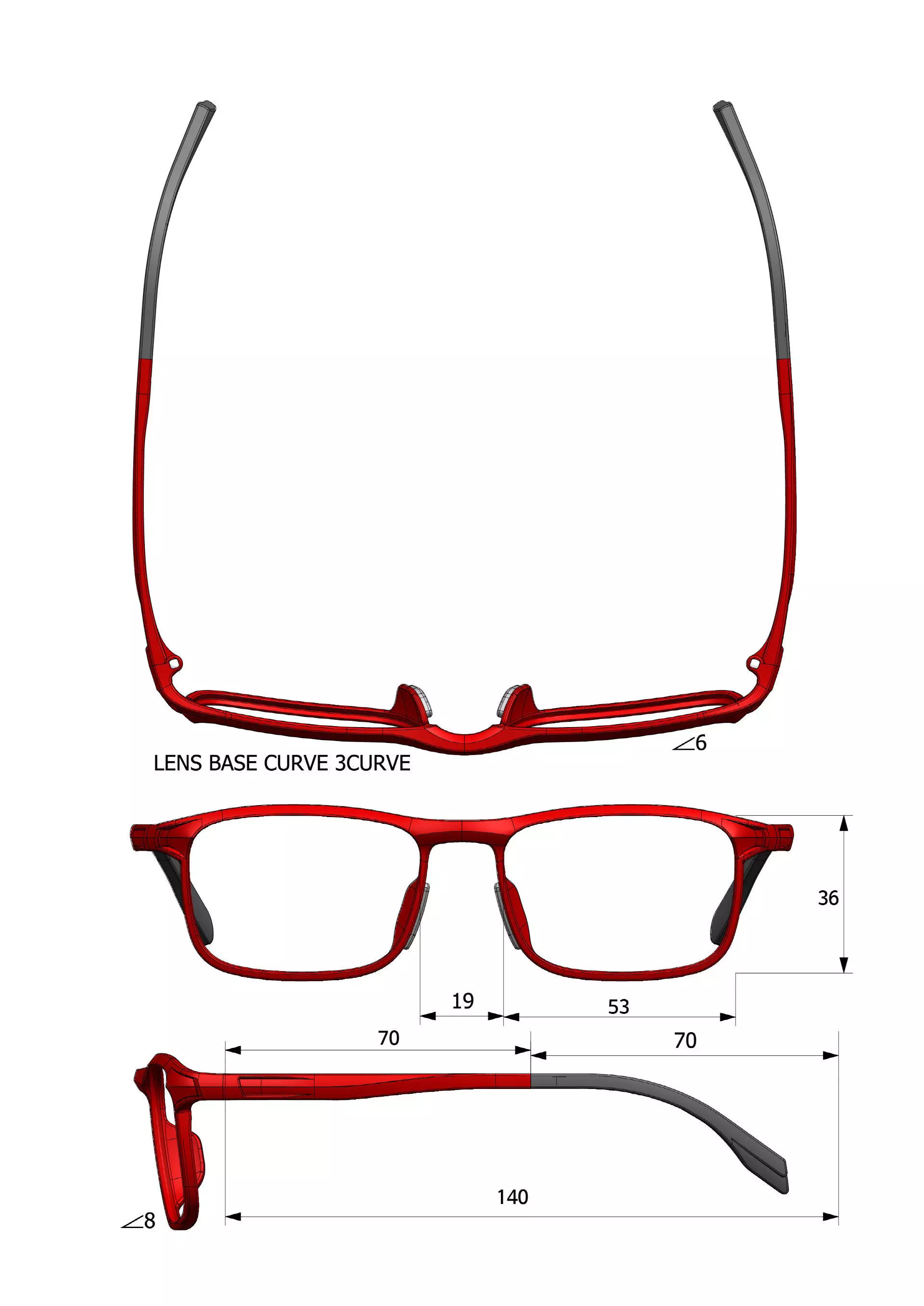 Eye Glasses 3D print model_0