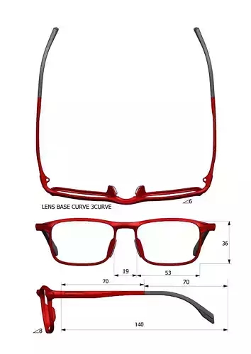 Eye Glasses 3D print model
