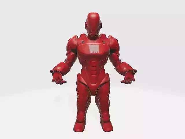 super red suit 3D model super red suit 3D model