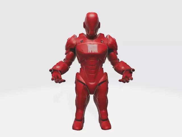 super red suit 3D model_0