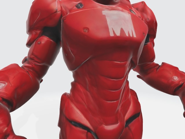 super red suit 3D model_5