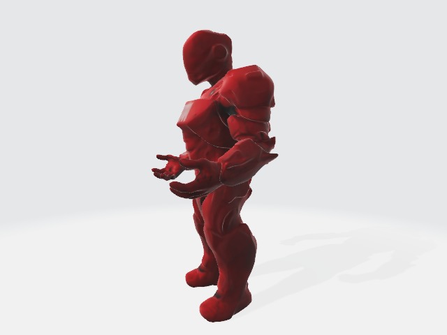 super red suit 3D model_1