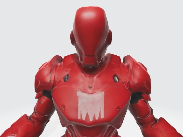super red suit 3D model_4