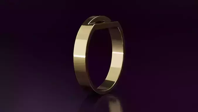 free form ring N09