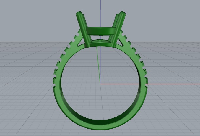 Ring N011210 3D print model_3