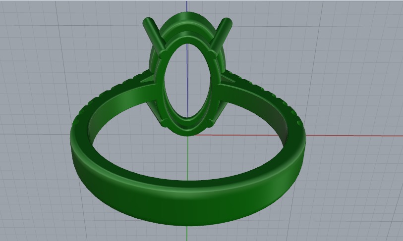 Ring N011210 3D print model_5
