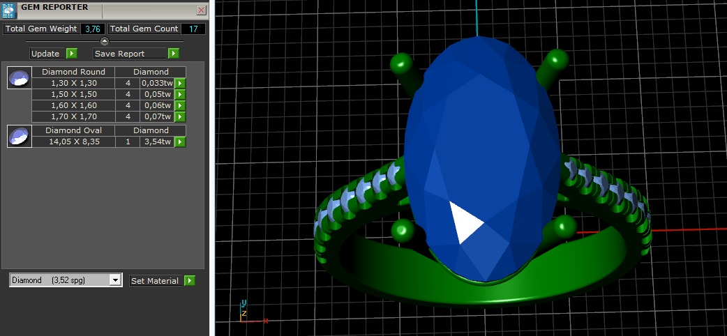 Ring N011210 3D print model_9