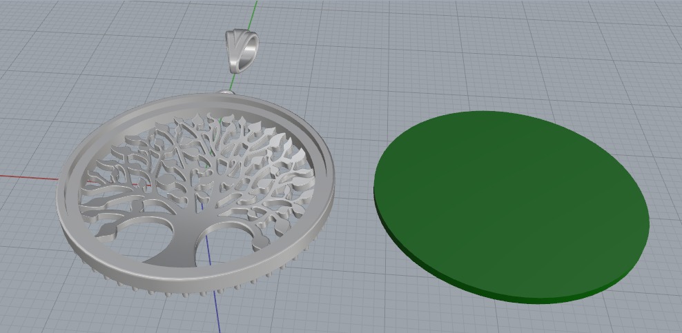 Pendant Tree of Life N011207 3D print model_5