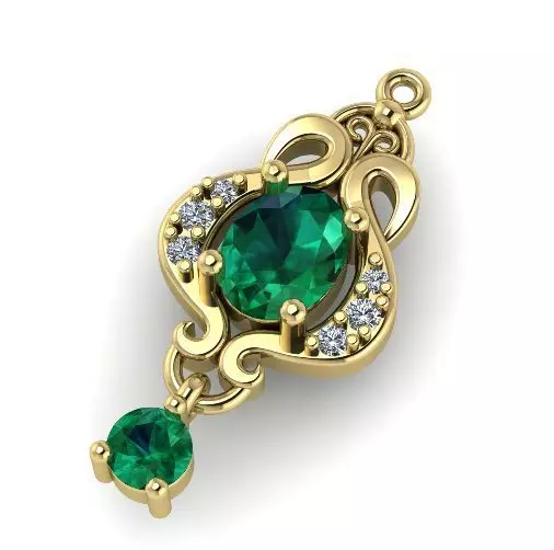 Pendant N011193 3D print model_0