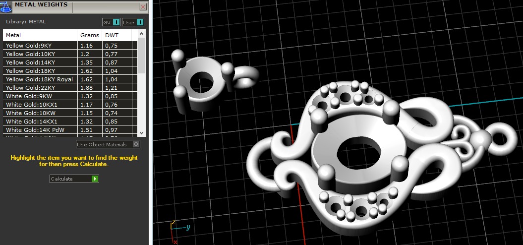 Pendant N011193 3D print model_6