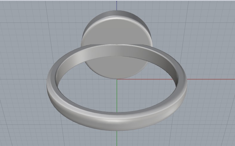 Ring N011183 3D print model_4