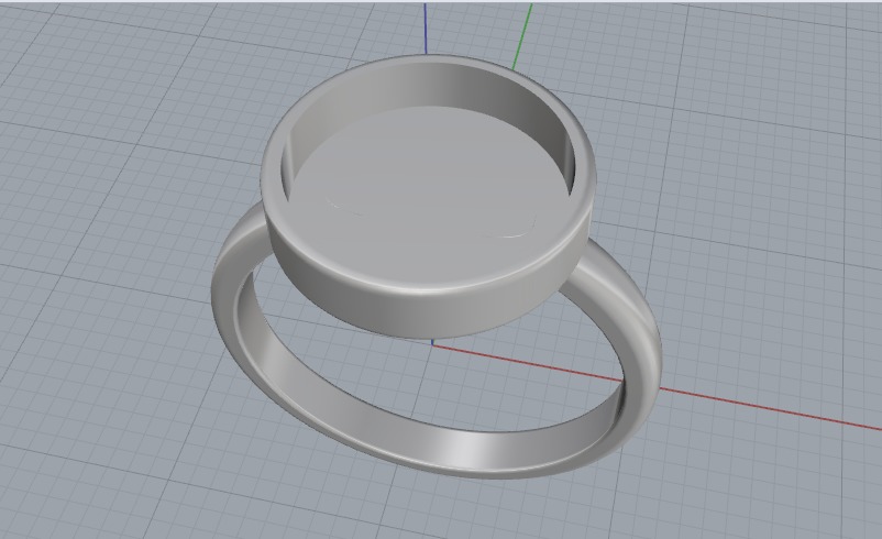 Ring N011183 3D print model_2
