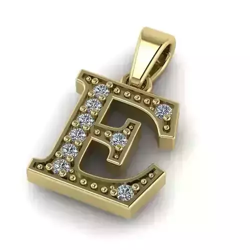 Pendant Letter E N011178