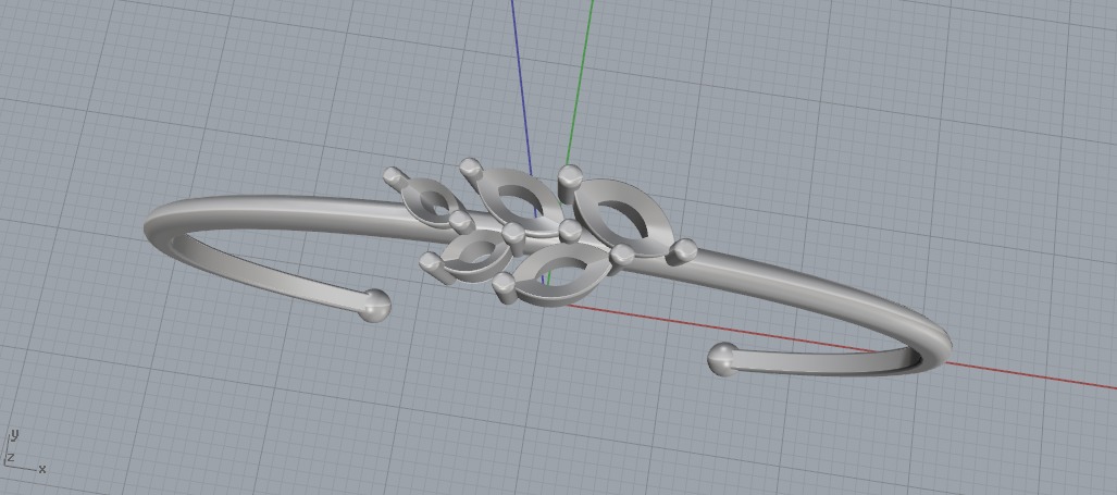 A bracelet N011177 3D print model_2