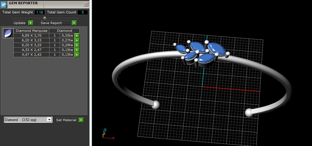 A bracelet N011177 3D print model_8