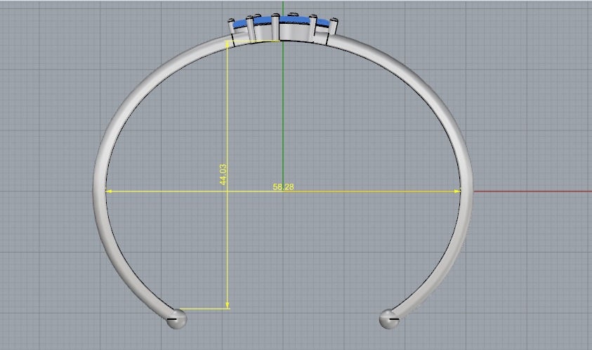 A bracelet N011177 3D print model_5