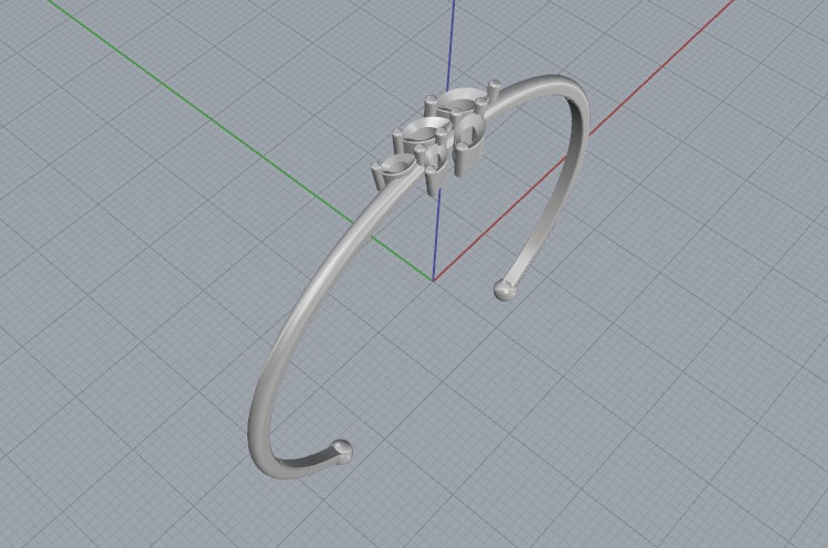 A bracelet N011177 3D print model_4