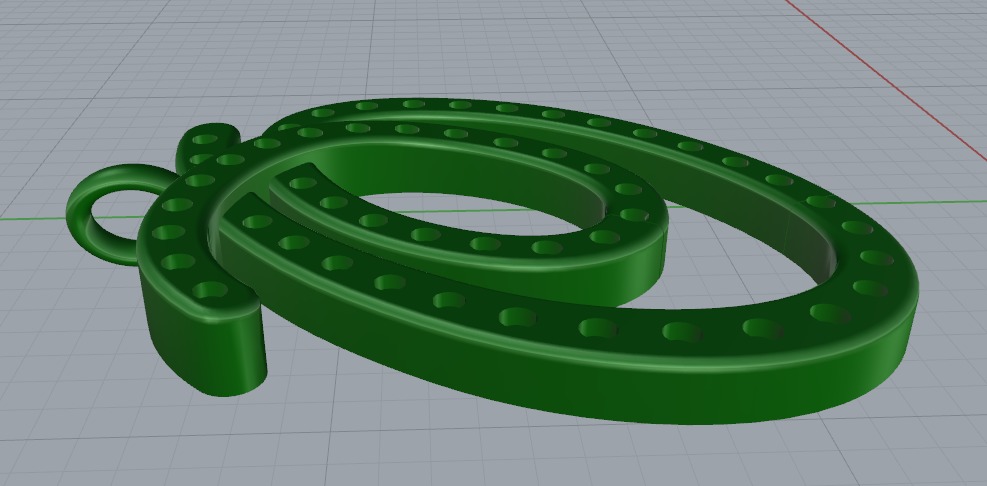 Pendant N011175 3D print model_4