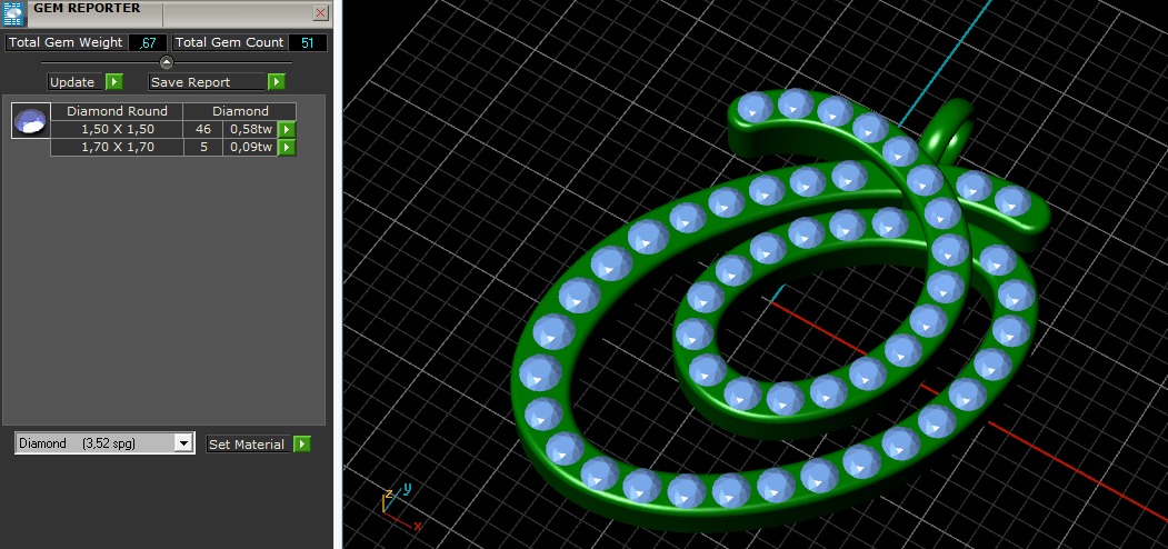 Pendant N011175 3D print model_9